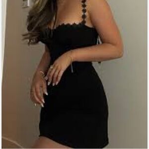 Elegant Black Mini Dress